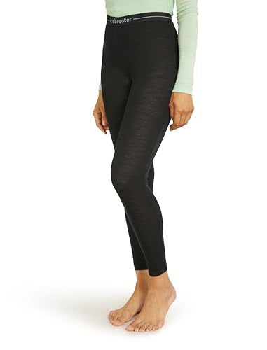 Women's Merino Wool Leggings - 175 Everyday Comfort Black Medium