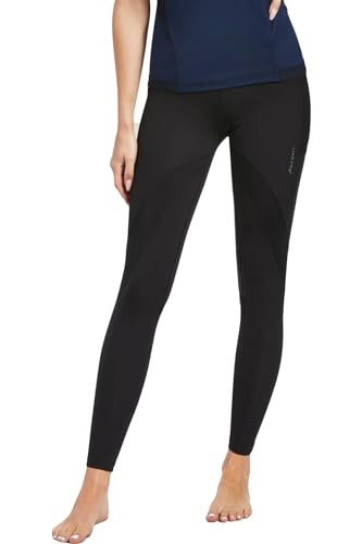 Ariat Women's Ascent Half Grip Tight - Small Black | Equestrian Activewear