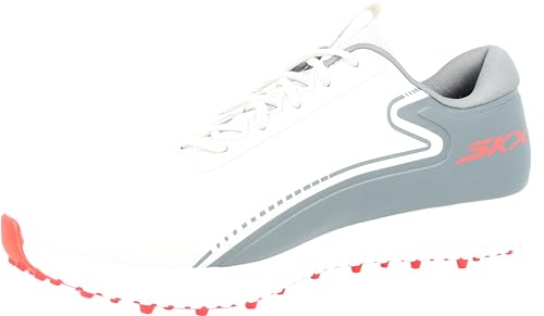 Skechers Men's Max 3 Arch Fit Golf Shoe Grey/Red - Size 9