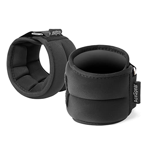 Ankle Weights Set 2 lbs Pair for Men Women Kids - Foot, Leg, Wrist Workout Equipment