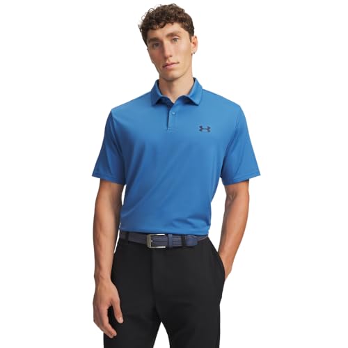 Under Armour Men's Matchplay Polo - X-Large Aegean Blue, Breathable & Quick-Dry