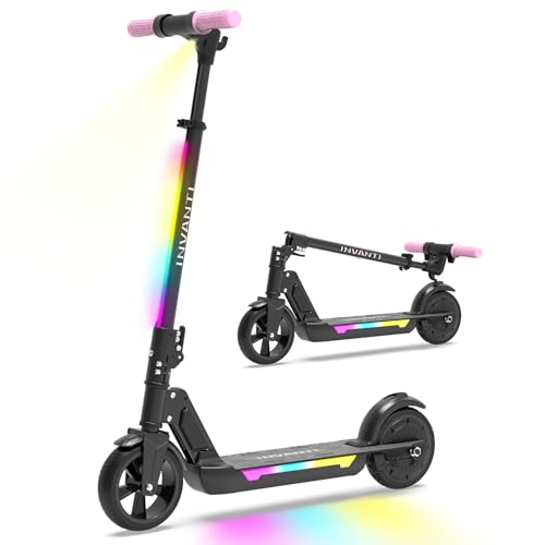 Pink Kids Electric Scooter 12mph 10-Mile Range 7