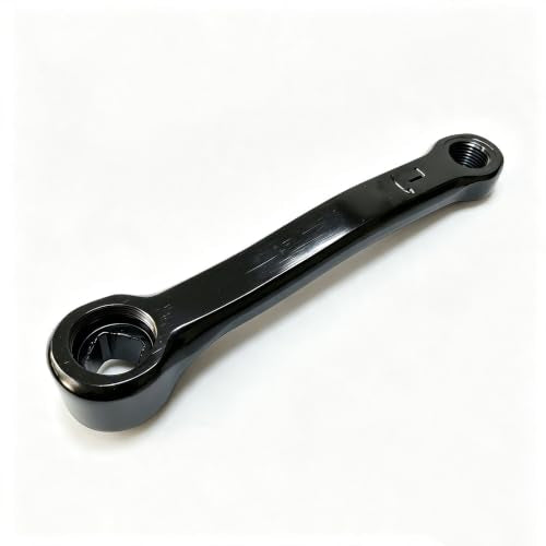 127mm Exercise Bike Crank Left - 9/16" Pedal Hole, 13x13mm Square