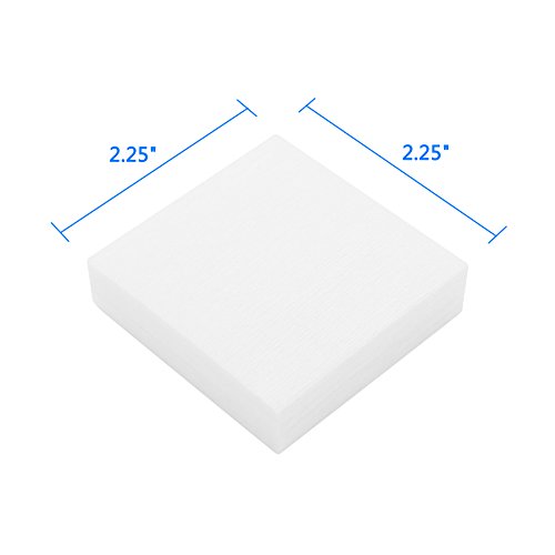 BOOSTEADY 2 1/4 Inch Square Gun Cleaning Patches Bulk for Calibers .22 .30 .357 .38 9mm 12GA - Variation of e-2