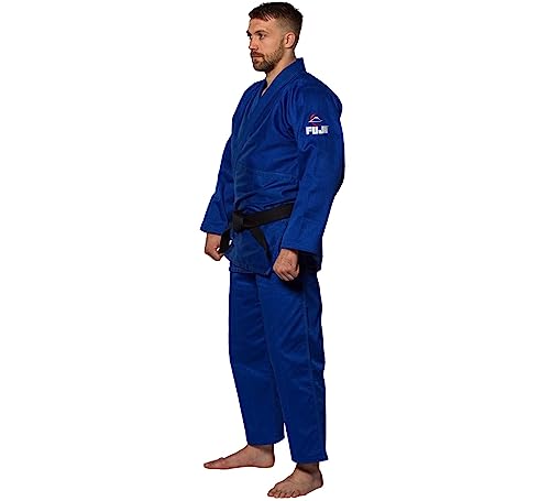 Kids & Adults Fuji Single Weave Judo Gi Uniform - Blue 4