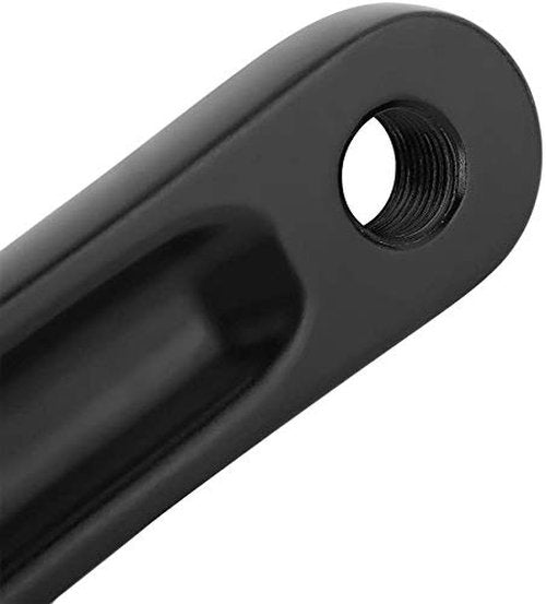 Aluminium Alloy Crank Arm Set - 170mm Left Arm Replacement for Mountain & Road Bikes, Horizontal Square Hole (Black)