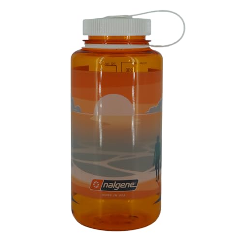Nalgene Sustain 32 oz Wide Mouth Water Bottle — Landscape Sunset