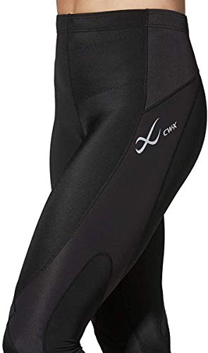 CW-X Women's Stabilyx Mid Rise 3/4 Compression Tights Black Medium