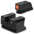 TRUGLO Tritium Pro Handgun Night Sights for CZ 75 Orange Ring Focus Lock Compact