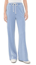 Z SUPPLY Women's Hunter Knit Denim Pants Small Santorini Indigo Relaxed Fit
