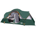 UNP 10 Person Family Camping Tent - Dark Green, Waterproof Outdoor Shelter