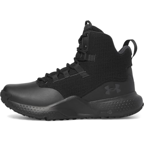 Under Armour Men's Micro G Stellar Mid Military Tactical Boot 10.5 Black/Black/Anthracite