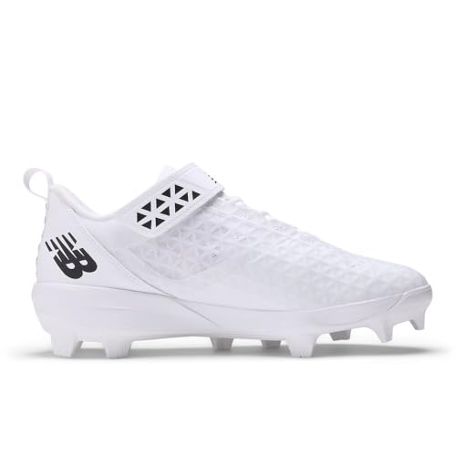 New Balance FuelCell 4040 V8 Molded Baseball Cleats - White / White, Men's Sports Shoes