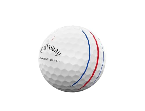Callaway Chrome Tour Golf Balls Triple Track White - 2 Dozen
