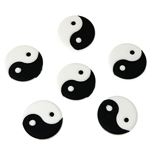 6PCS Tennis Racket Vibration Dampeners Shock Absorbers for Improved Stability