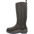 Men's Waterproof Snake Strike Resistant Rubber Work Boots - Brown, Size 11