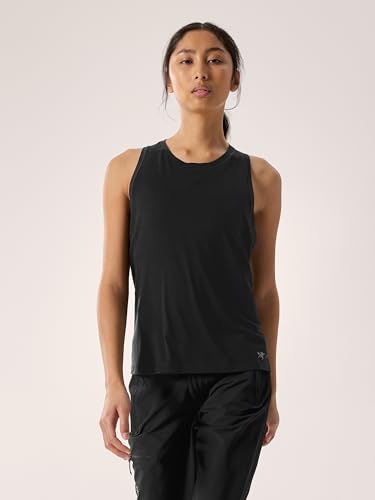 Arc'teryx Lana Merino Wool Tank Top Women Large Black - Light, Breathable Mountain Wear