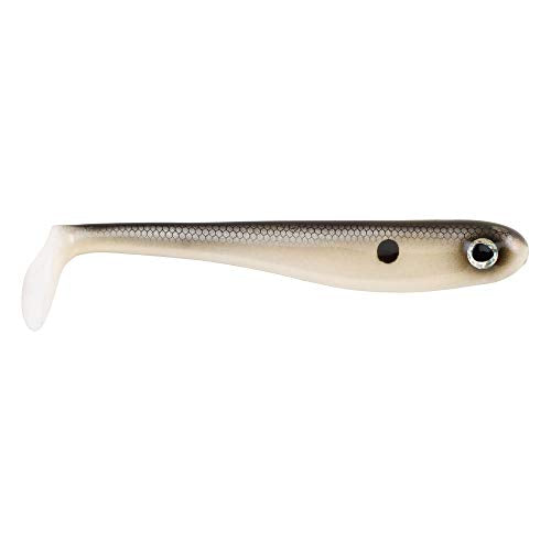Berkley PowerBait Hollow Belly Fishing Swimbait - Bone Shad 4 Inch - 4 Pack