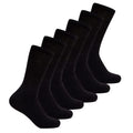Thorlos Men's Thick Padded Crew Socks 6 Pair Pack - Medium Black