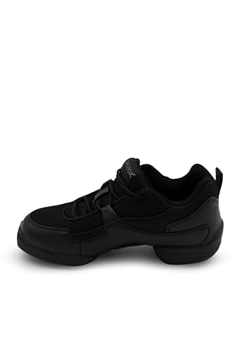 Capezio Fierce Dansneaker Black 4.5 Women's Dance Shoe with Flex Points