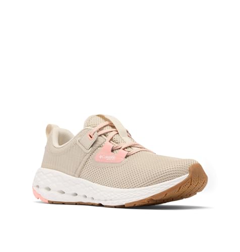 Lightweight Women's PFG Tamiami 2 Fishing Shoes - Dark Stone & Tiki Pink, Size 7.5