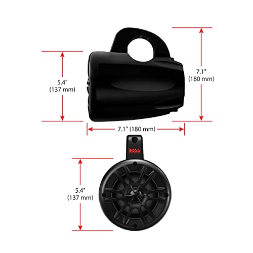 BOSS Audio MRWT40 4-Inch Marine Wakeboard Tower Speakers 400W Weatherproof
