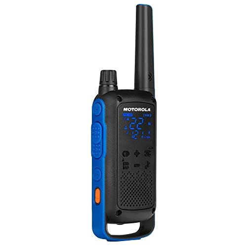 2 Pack Motorola T802 Walkie Talkies Waterproof Two-Way Radios - 35 Mile Range, Rechargeable, IP54, Emergency Ready