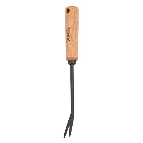 Wood Handle Hand Weeder - Tempered Steel 12-Inch Gardening Tool