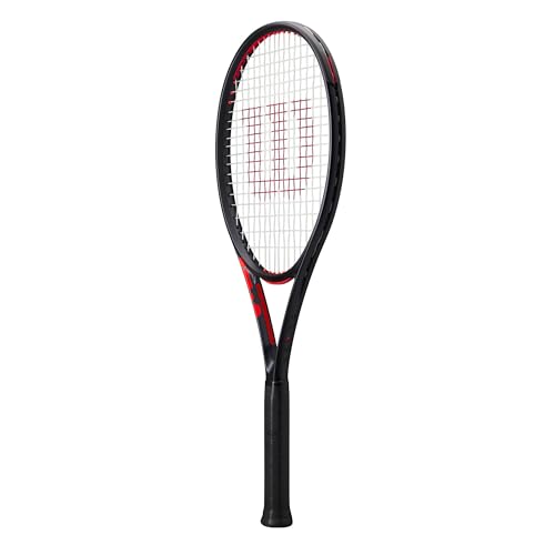 Wilson Clash 100L V3 Tennis Racket - Strung Adult Performance, Grip Size 1 1/8"