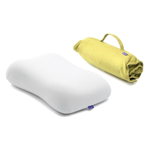 Travel Deep Sleep Pillow - Compact Memory Foam Neck Support Cushion - Spark