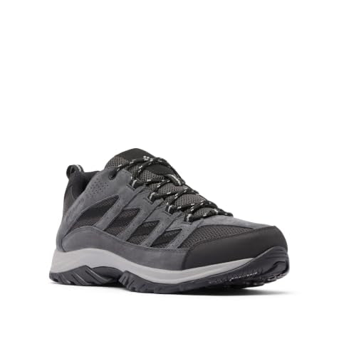 Columbia Men’s Crestwood Hiking Boots Shark/Columbia Grey 12 US Lightweight Trail Shoes