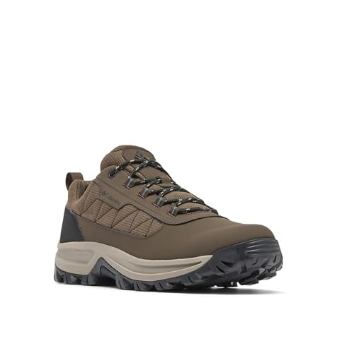 Columbia Men's Transverse Hike Low Shoes 11.5 Tundra/Everblue - Durable Hiking Footwear