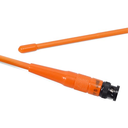 Orange Dual Band Handheld Scanner Antenna 144/430MHz BNC for Two-Way Radio - HYS