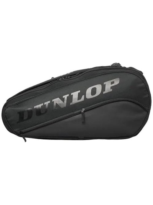 Dunlop Sports Team 12-Racket Thermo Tennis Racket Bag V22, Black/Black