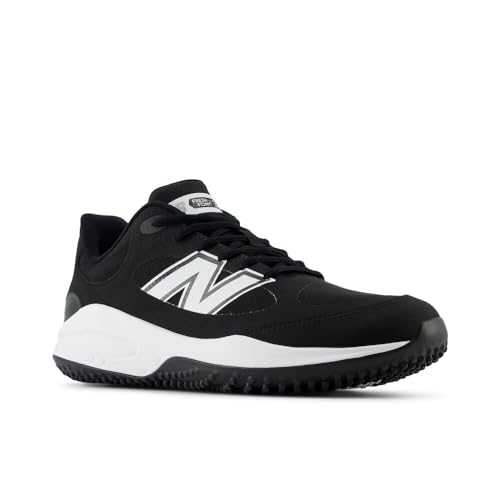 New Balance Men's Fresh Foam 3000 V7 Turf Trainer - Black Synthetic/White, Size 9