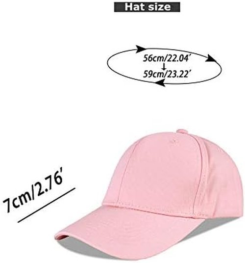 LANGZHEN Unisex Baseball Cap - 100% Cotton Adjustable Dad Hat in Washed Denim for Men & Women