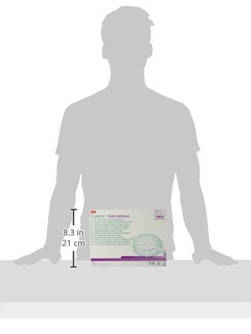 3M Tegaderm High Performance Adhesive Foam Dressing, 5-1/2" Square