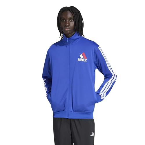 adidas Men's France World Cup 2026 Track Top - Bold Blue, Large