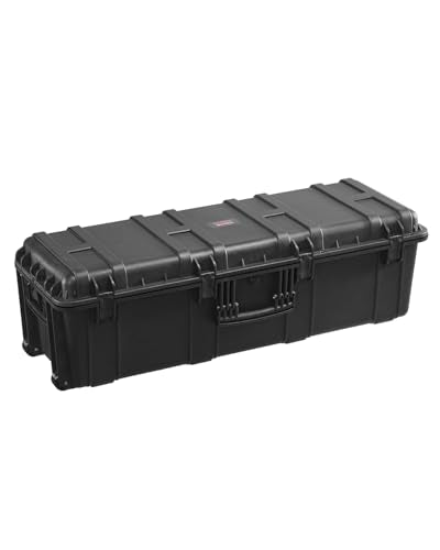 VEVOR Waterproof Hard Case with Pre-Cut Foam - 112x41x34 cm (44 x 16.1 x 13.4 inch) Outdoor Storage