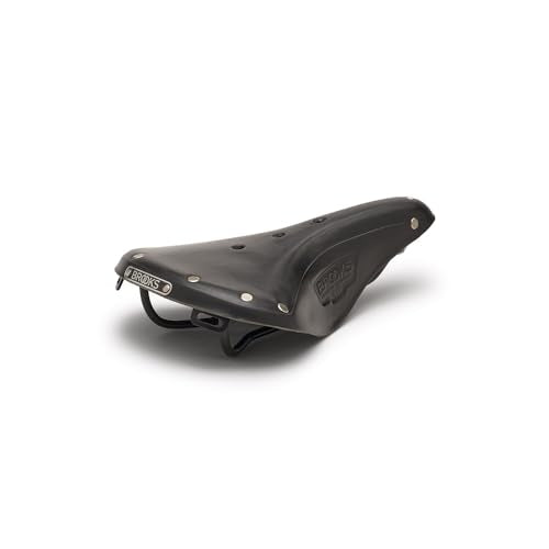 Brooks England B17 Leather Bike Saddle - Black, Comfortable, 275mm