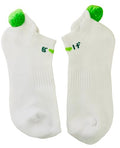 Women's Golf Socks with Pom Poms - Athletic Ankle Socks, One Size