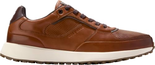 Men's ZeroGrand Remastered Wing Tip Oxford Shoes - British Tan / Madeira, Size 9