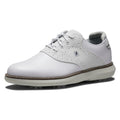 FootJoy Golf Juniors Traditions Shoes - White/White, 5 Big Kid