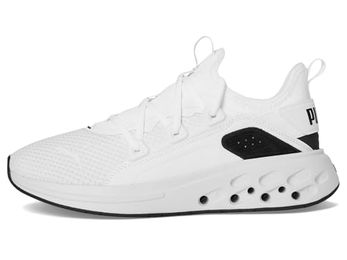 Puma Mens Softride Frequence Shoes - White & Feather Gray, Size 8