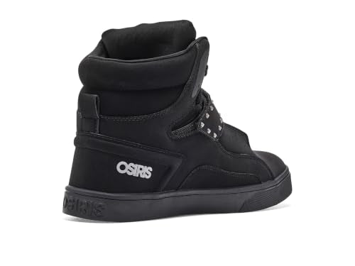 Osiris Mens Rize Ultra Skate Shoes Black/Black, Size 10 - High Comfort & Style