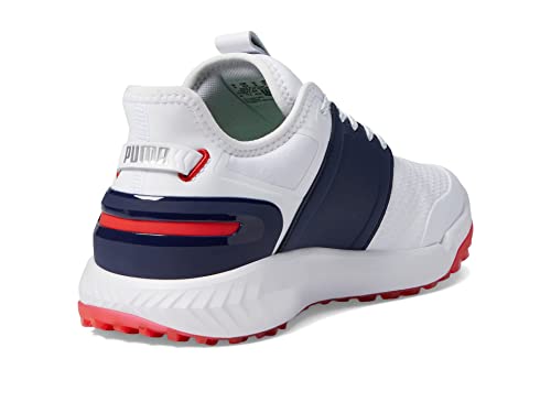 PUMA Proadapt Alphacat Disc Golf Shoes - White, Silver, Navy - Size 11