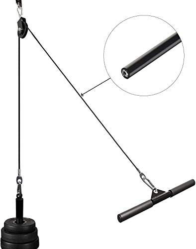 79 Inch Heavy Duty Steel Cable Pulley Replacement for Gym - Type A