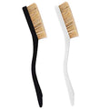 TWO STONES Climbing & Bouldering Brush - Black & White Natural Boar's Hair & Durable Handle
