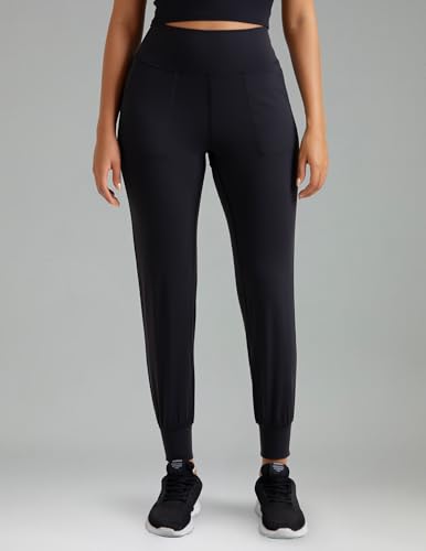 Colorfulkoala Women's Dreamlux High Waisted Jogger Pants Black Medium Variation