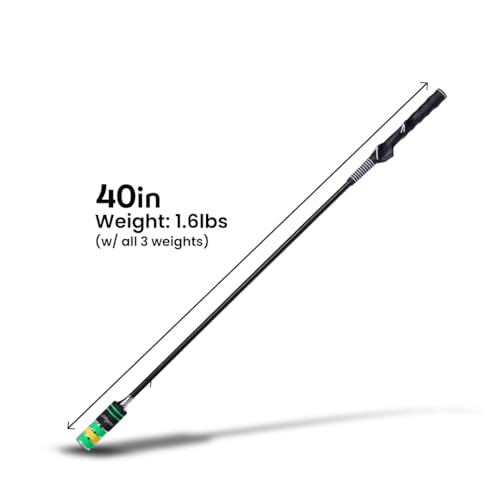Golf Swing Trainer Aid for Indoor Practice - Left Variation, 40in Speed & Tempo Training